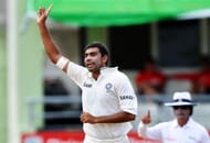 Indian cricketer Munaf Patel celebrates