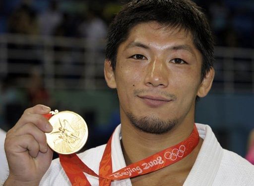 Masato Uchishiba won gold at the Beijing Olympics on August 10, 2008