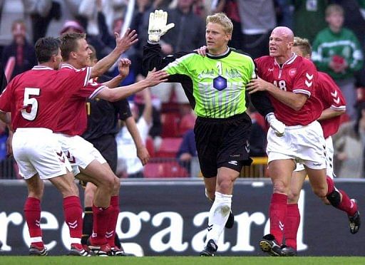 Danish goalkeeper and former Manchester United keeper  in Copenhagen, Denmark, Saturday 03 June 2000