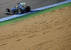 Brake failure sends Hamilton crashing out