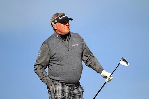 Darren Clarke, pictured during the Alfred Dunhill Links Championship at Kings Barns in St Andrews, on October 5, 2012