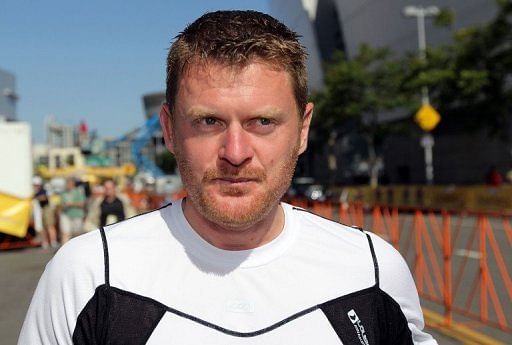 Floyd Landis is pictured at the the 2010 Tour of California on May 22, 2010