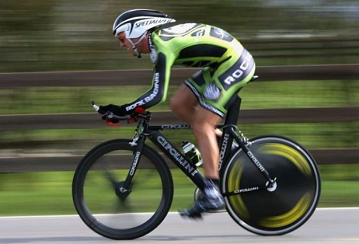 Mario Cipollini of Italy rides during the Tour of California on February 22, 2008 in Solvang, California