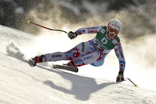 France's Marion Rolland in Schladming, Austria on February 10, 2013