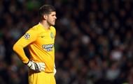 Celtic's goalkeeper Fraser Forster is pictured at Celtic park in Glasgow, Scotland, on February 12, 2013