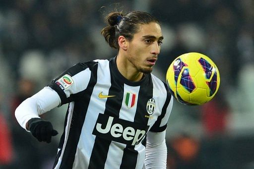 Juventus&#039; Uruguayan defender Martin Caceres, pictured in Turin, on January 26, 2013