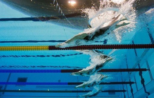File picture of the women&#039;s 200m individual medley final at the London Olympics on July 31, 2012