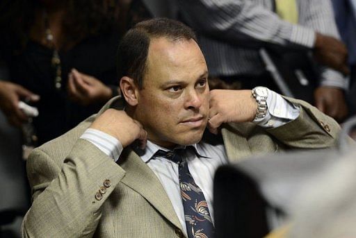 South African police detective Hilton Botha attends on February 19, 2013 the bail hearing of Oscar Pistorius in Pretoria