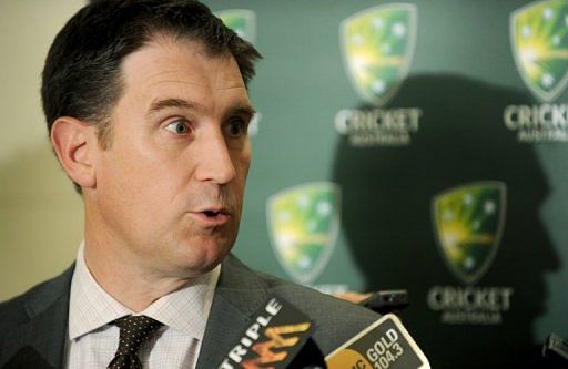 Cricket Australia chief executive, James Sutherland, pictured in Melbourne, on December 21, 2010