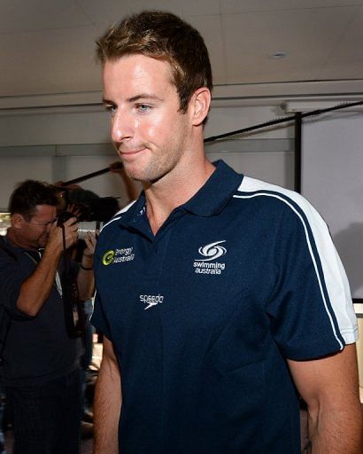 James Magnussen, seen after a press conference in Sydney, on February 22, 2013