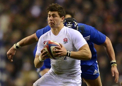 England scrum-half Ben Youngs runs with the ball during the Six Nations international on February 23, 2013