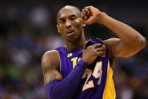 Kobe Bryant of the Los Angeles Lakers is shown on February 24, 2013 in Dallas, Texas