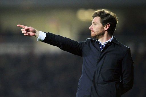 Tottenham Hotspurs&#039; Andre Villas-Boas at the Boleyn Ground, Upton Park, on February 25, 2013