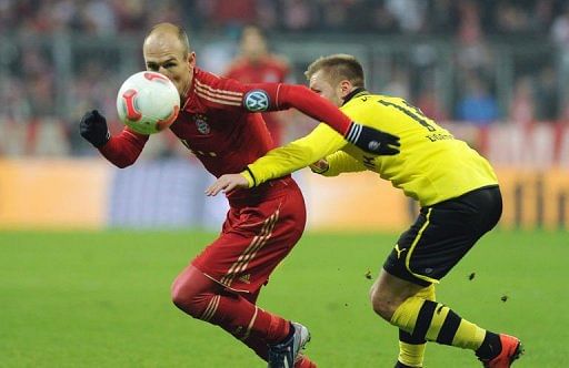 Robben strikes as Bayern dump Dortmund out of cup
