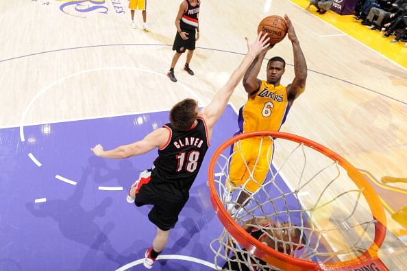 Portland Trail Blazers v Los Angeles Lakers