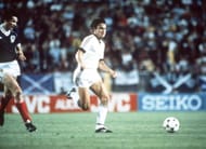 1982 World Cup Finals. Malaga, Spain. 15th June, 1982. Scotland 5 v New Zealand 2. New Zealand's Wynton Rufer.
