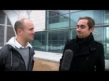 Video: Gareth Bale and cricketer Jonathan Trott have a free kick challenge