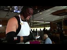 Video: Kane plays the role of a waiter for Daniel Bryan