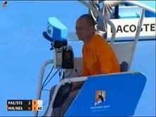 Video: Leander Paes blasts chair umpire