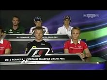 Video: Press conference with drivers for Malaysian GP