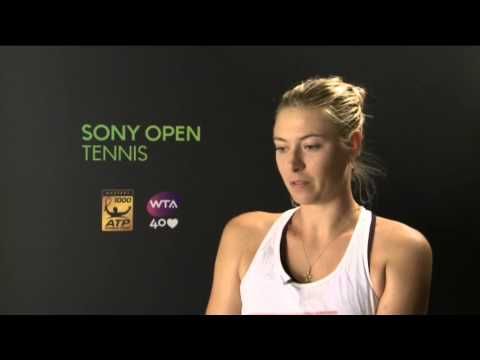Video: Maria Sharapova interview, 2013 Sony Open