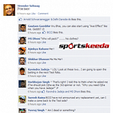 Virender Sehwag's Facebook wall revealed