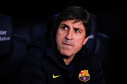 Roura urges Barca to be wary of Milan away goal