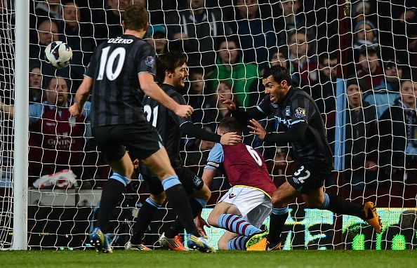 Manchester City score unimpressive win 1-0 over brave Aston Villa