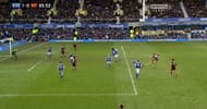 Video replays clearly showed that Fellaini's handball took place inside the Everton 18 yard box
