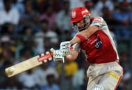Kings XI Punjab batsman David Hussey pla