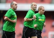 Match Officials in England already use headsets to communicate during the match, including the 4th Official