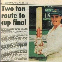 Gary Neville: Promising cricketer turned football legend
