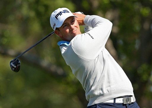 Michael Thompson hits his tee shot on the fourth hole on March 3, 2013 in Palm Beach Gardens, Florida