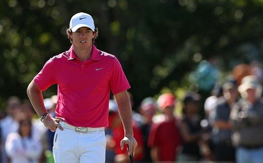 Rory McIlroy waits to putt on the 8th hole during the first round of the WGC-Cadillac Championship on March 7, 2013