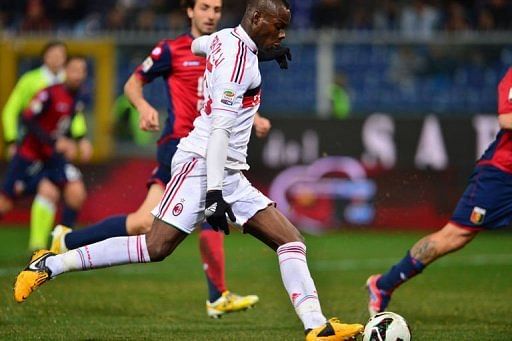 Balotelli scores as Milan go 10 unbeaten