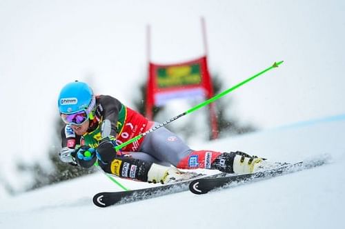 Ted Ligety of the US competes during the FIS World Cup Men's Giant Slalom race in Kranjska Gora, on March 9, 2013