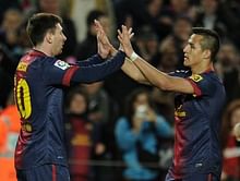 Alexis and Messi goals see Barca past Depor