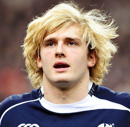 Scotland lock Richie Gray is pictured on February 5, 2011