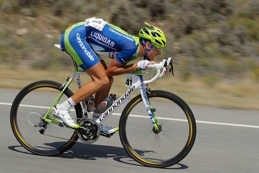 Vincenzo Nibali of Italy on August 21, 2012 in Cimarron, Colorado, US