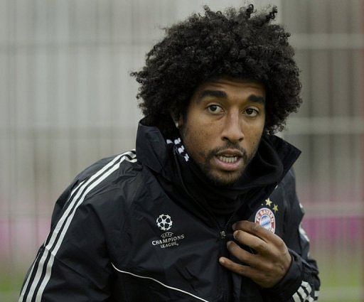 Bayern Munich&#039;s Brazilian defender Dante takes part in a training session in Munich, on December 4, 2012