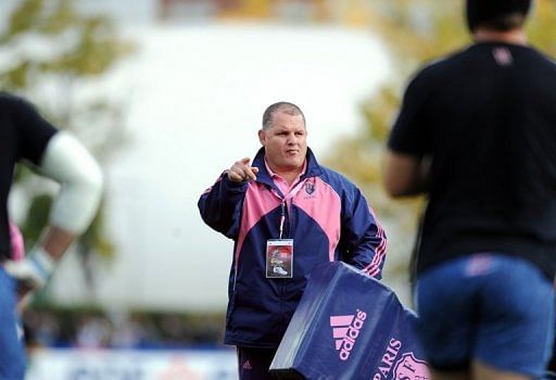 Ewen McKenzie pictured on October 18, 2008, when he was in charge of Stade Francais