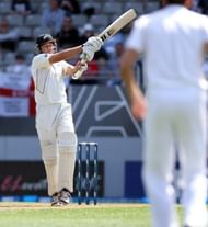 New Zealand's Peter Fulton bats at Eden Park in Auckland, on March 22, 2013
