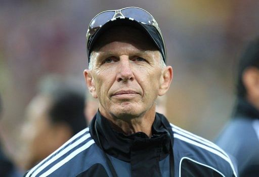 New Zealand head coach Gordon Tietjens, pictured during a Rugby Sevens tournament in Wellington, on February 3, 2012