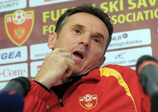 England 'scared', says Montenegro coach Brnovic