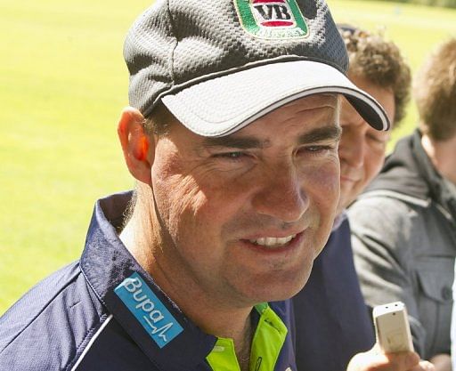 Australia coach Mickey Arthur holds a media conference in Perth on March 26, 2013