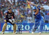 Mumbai Indians batsman Rohit Sharma is w