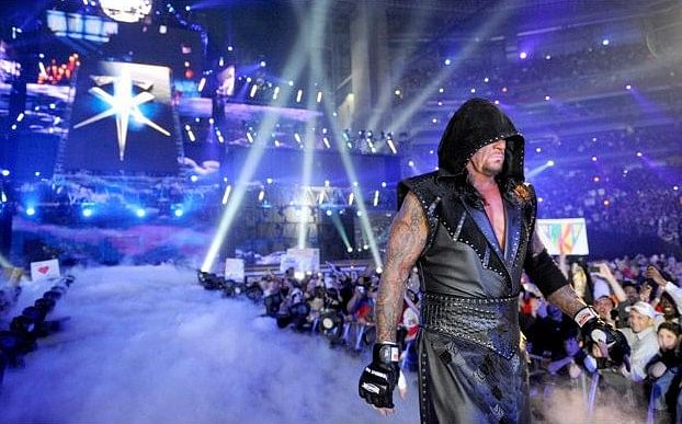 wwe undertaker wrestlemania 28 entrance