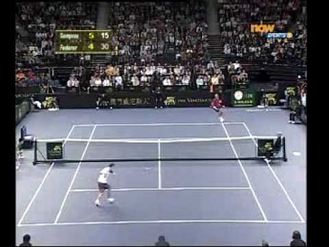 Video: Pete Sampras beats Roger Federer