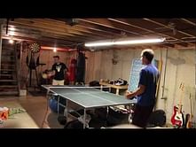 Video: Novak Djokovic and Rafael Nadal playing ping pong!