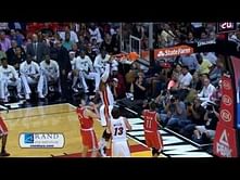 Video: LeBron James assists himself for the slam